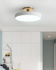 Scandinavian-Japandi Flush Ceiling Lamp