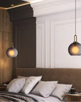 Hand-Blown Glass Pendant Lamp