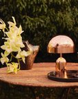 Copper Dome Table Lamp