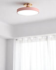 Scandinavian-Japandi Flush Ceiling Lamp
