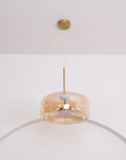 Curved Mirror-Finish Pendant Lamp