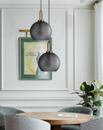 Hand-Blown Glass Pendant Lamp