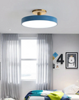 Scandinavian-Japandi Flush Ceiling Lamp
