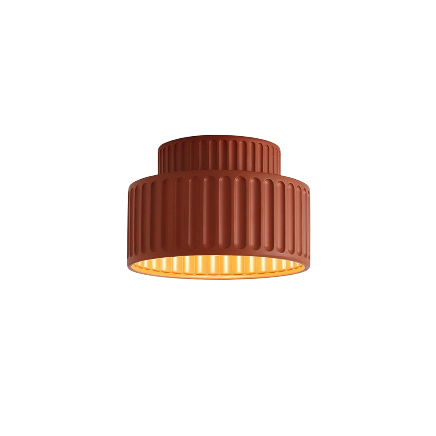 Ribbed Ceiling Lamp