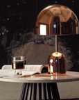 Copper Dome Table Lamp