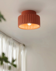 Ribbed Ceiling Lamp