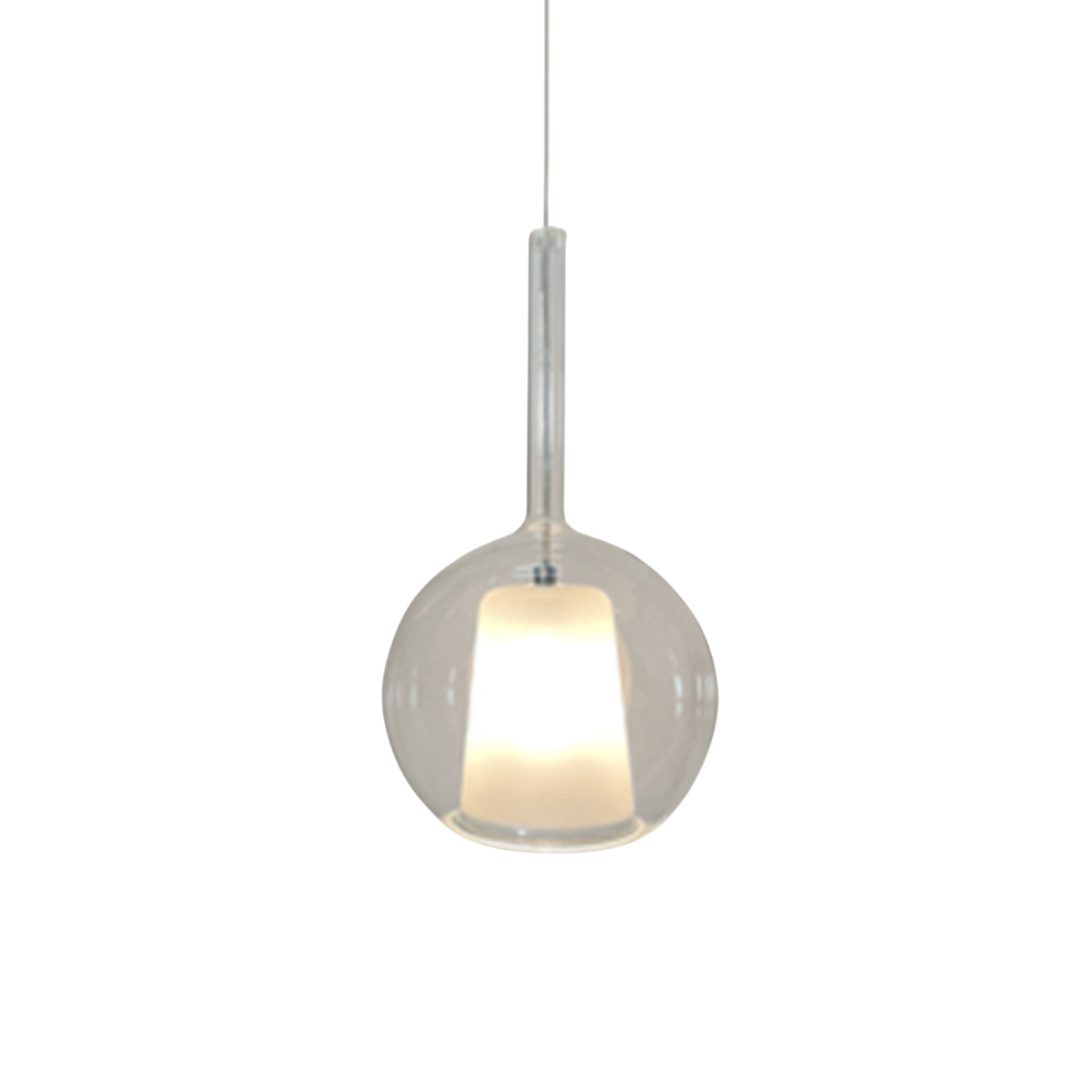 Rounded Glass Pendant Lamp