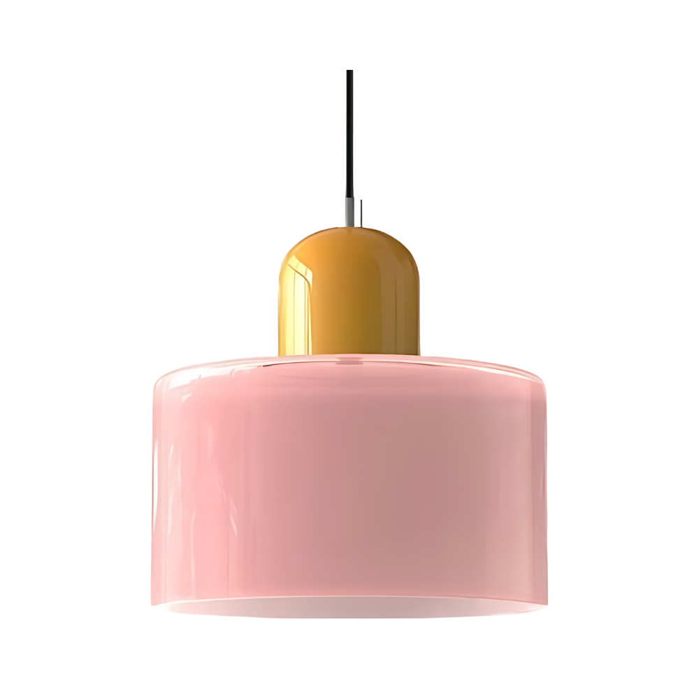 Curved Sculptural Pendant Lamp