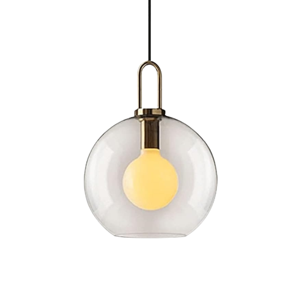 Hand-Blown Glass Pendant Lamp