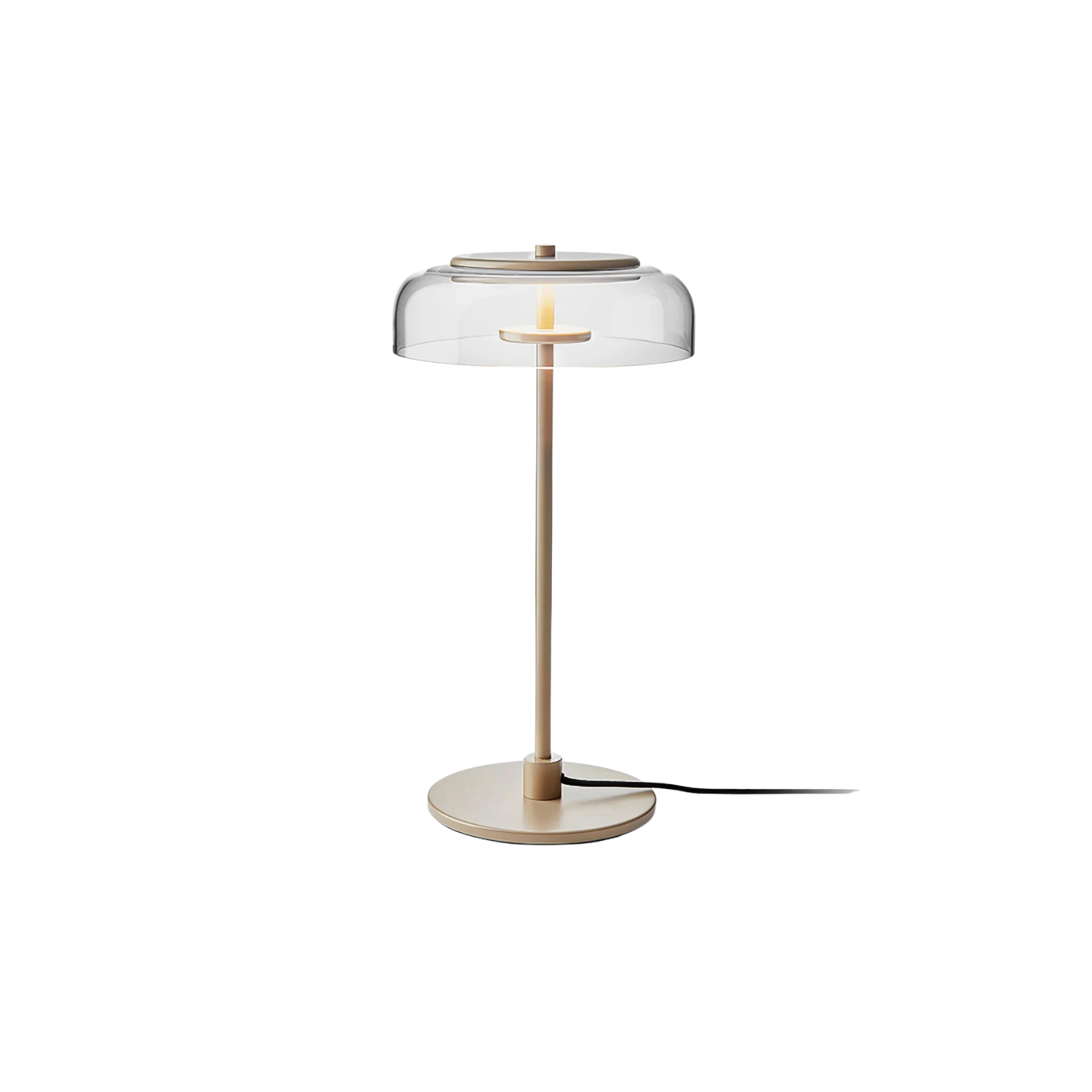 Clear Glass Table Lamp
