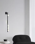 Vertical Globe Wall Lamp