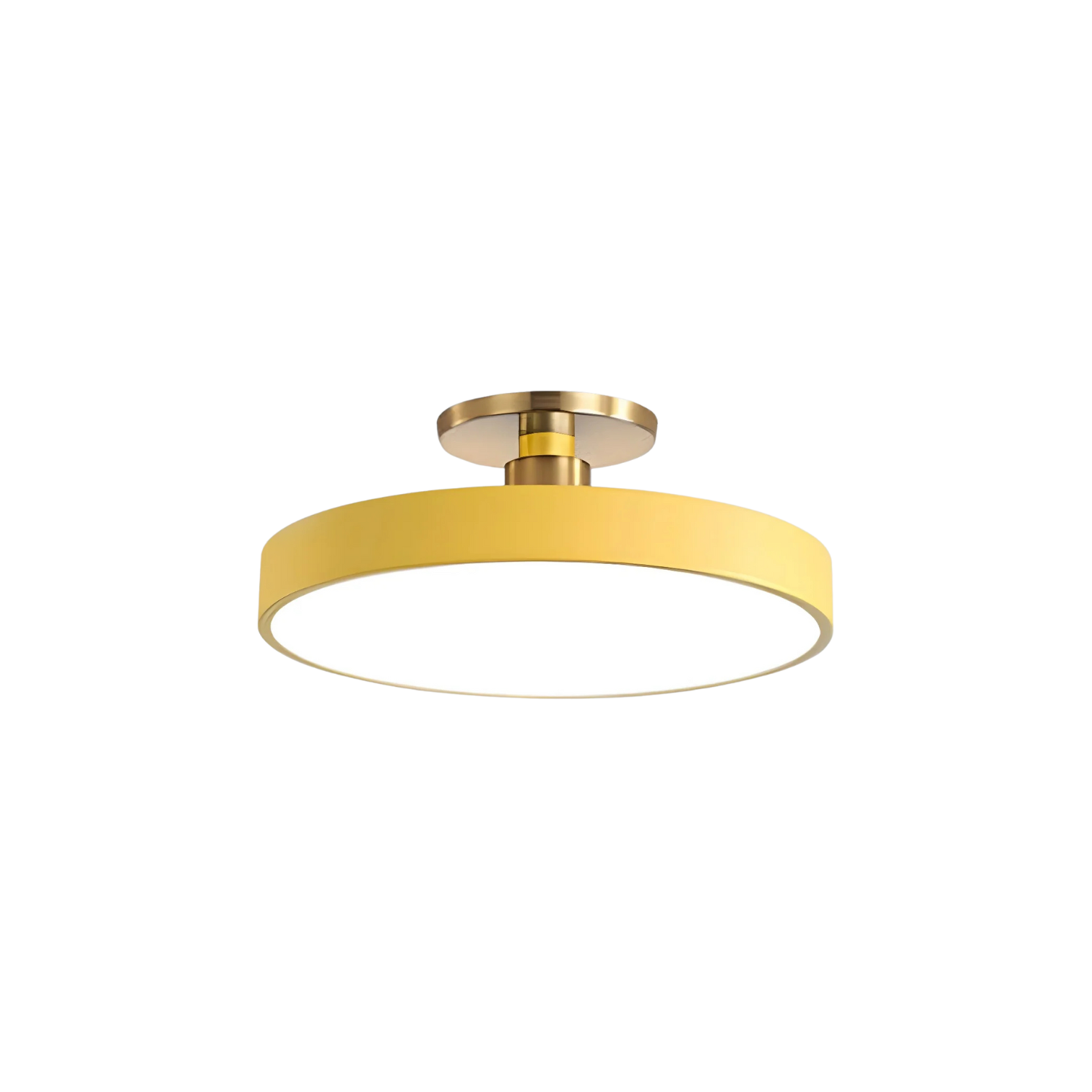 Scandinavian-Japandi Flush Ceiling Lamp