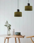Curved Sculptural Pendant Lamp