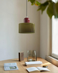 Curved Sculptural Pendant Lamp