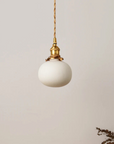 Vintage Opaline Pendant Lamp