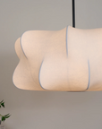 Floating Silk & Iron Pendant Lamp