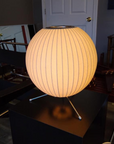Textured Spherical Table Lamp