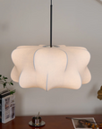 Floating Silk & Iron Pendant Lamp