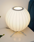Textured Spherical Table Lamp