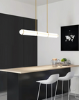 Elongated Cylinder Pendant Lamp