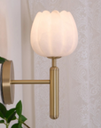 Tulip-Inspired Wall Lamp