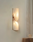 Copper & Marble Wall Lamp