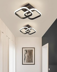 Square Intersecting Ceiling Lamp