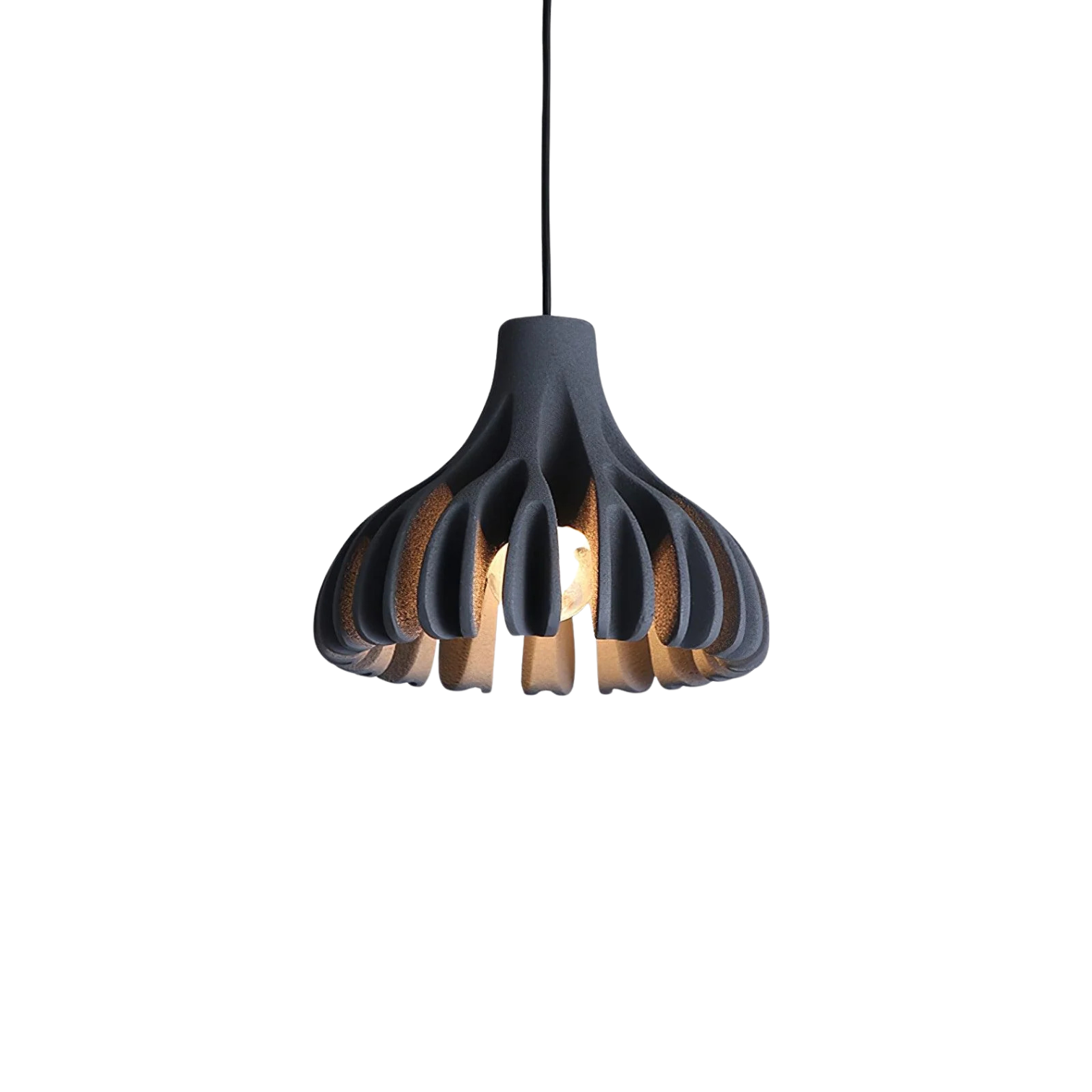 Japandi-Style Sculptural Pendant Lamp