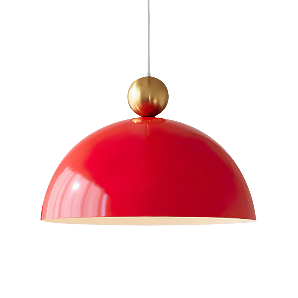 Dome-Shaped Pendant Lamp