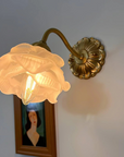 Floral Glass Wall Lamp