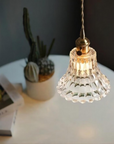 Fluted Glass Pendant Lamp