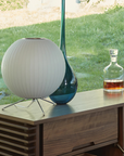 Textured Spherical Table Lamp
