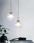 Hand-Blown Glass Pendant Lamp