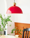 Dome-Shaped Pendant Lamp