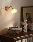 Floral Glass Wall Lamp