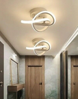 Intertwined Ribbon Ceiling Lamp