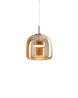 Curved Mirror-Finish Pendant Lamp