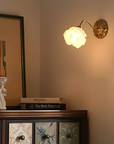 Floral Glass Wall Lamp