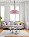 Wood Accent Cloud Pendant Lamp