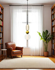 Jewel-Shaped Pendant Lamp