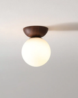 Wood & Glass Japandi Pendant Lamp