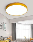 Wood Accent Ceiling Lamp