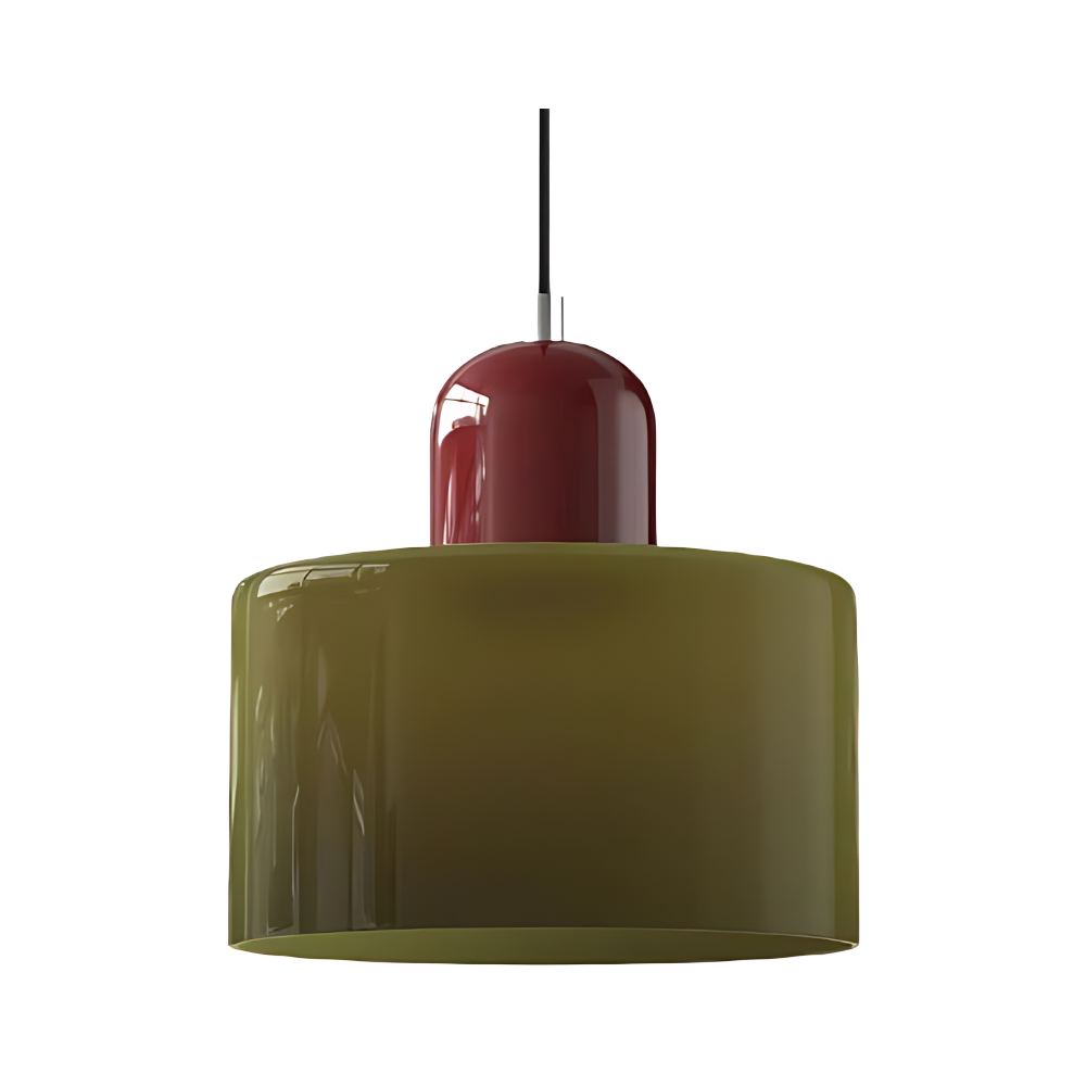 Curved Sculptural Pendant Lamp