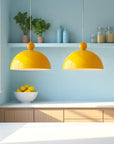 Dome-Shaped Pendant Lamp