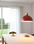 Dome-Shaped Pendant Lamp