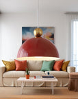 Dome-Shaped Pendant Lamp