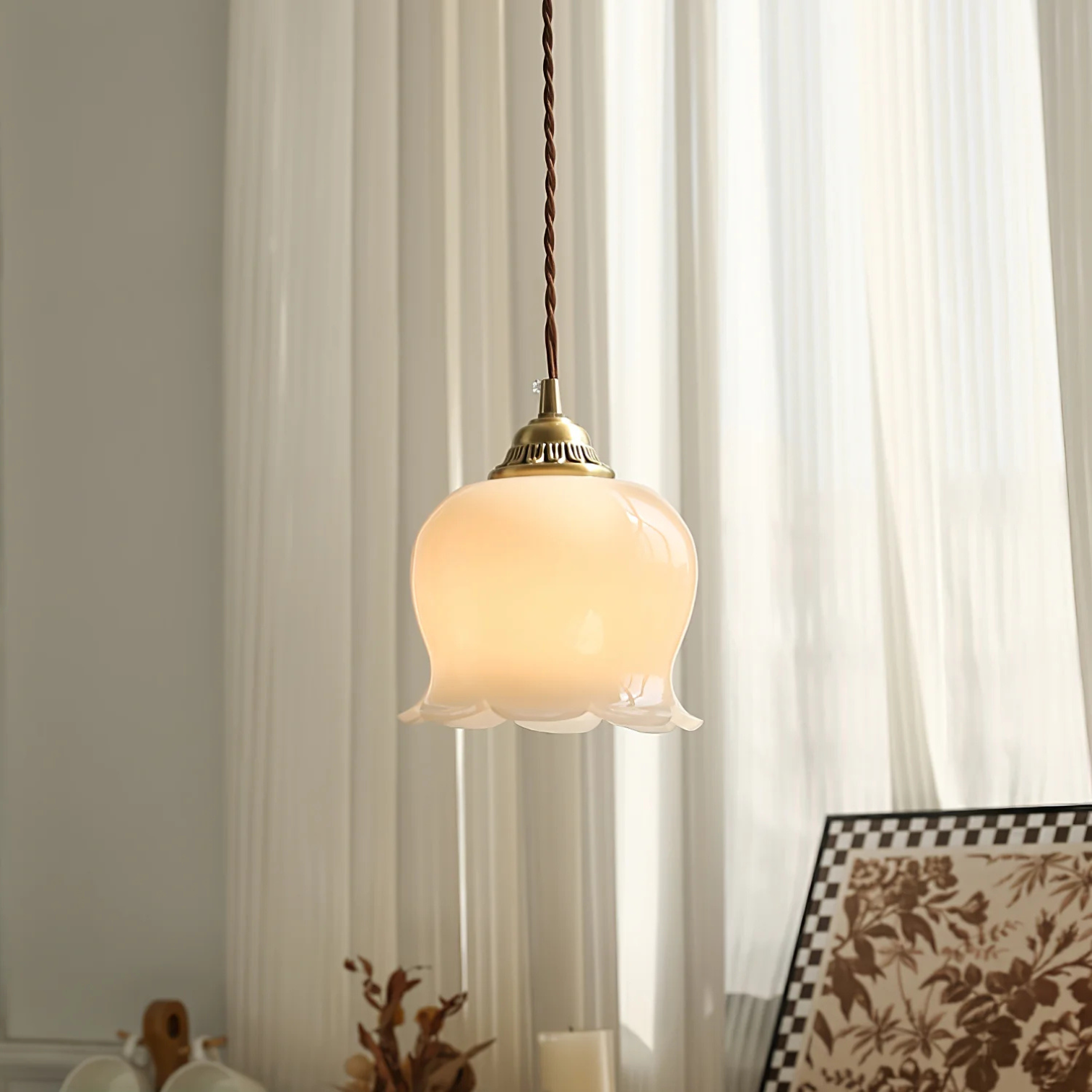 Bell-shaped Pendant Lamp