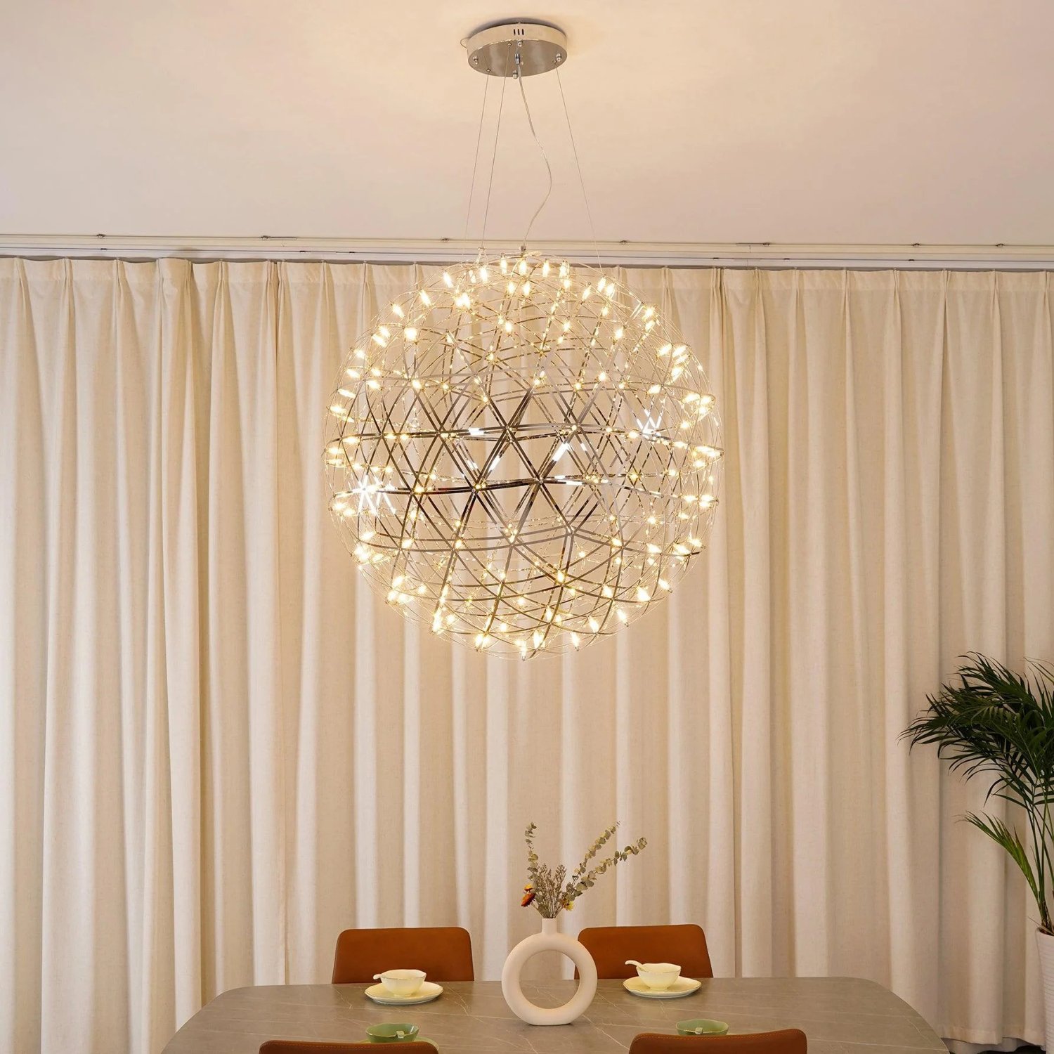 Geometric Sphere Pendant Lamp