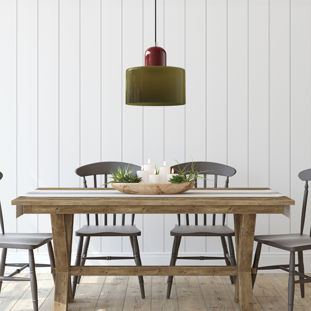 Curved Sculptural Pendant Lamp