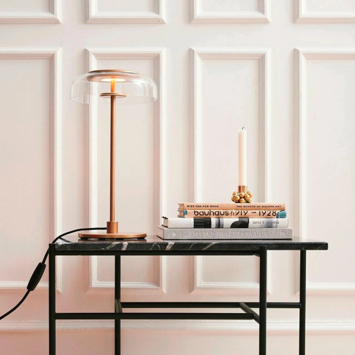 Clear Glass Table Lamp